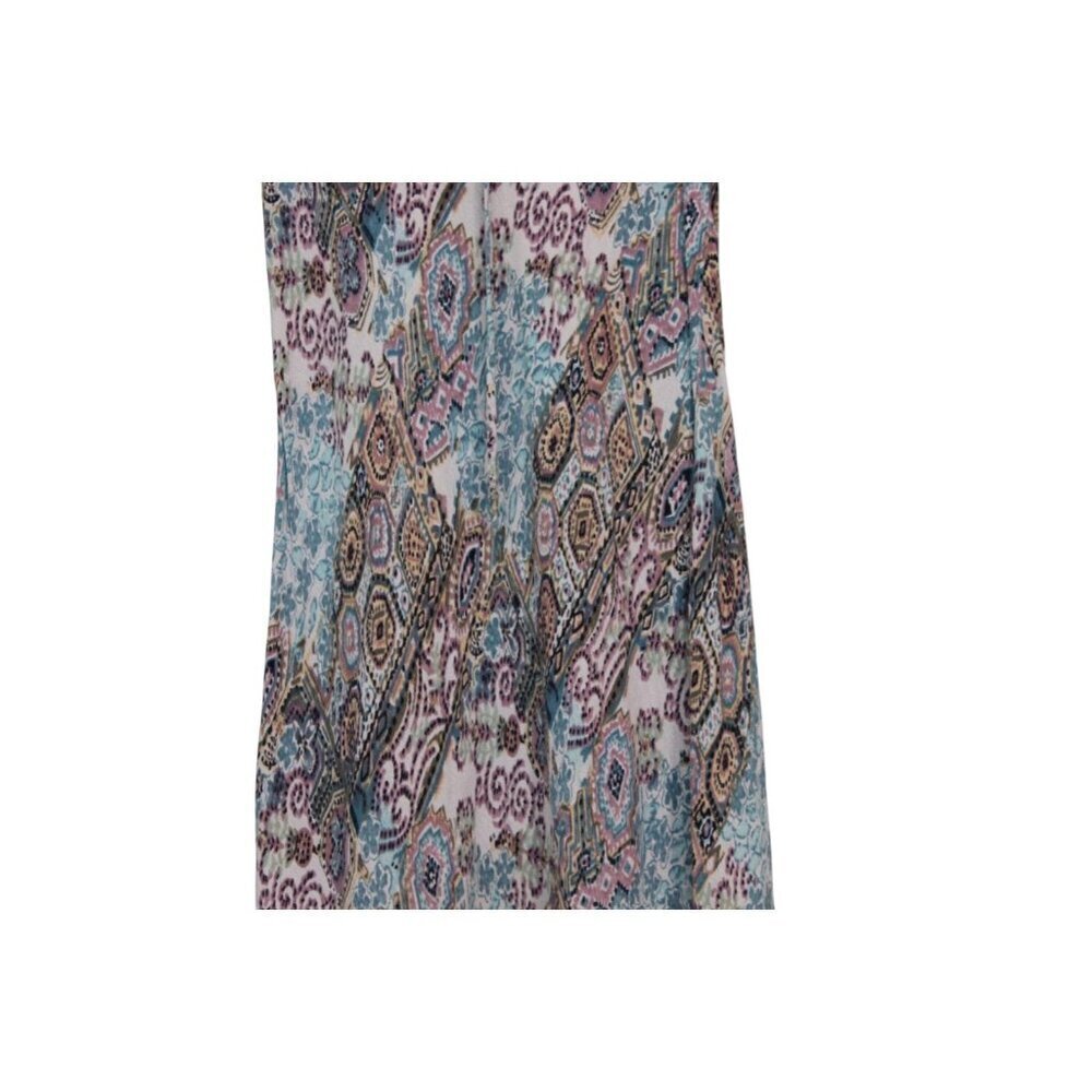Vintage Y2K 90s Babydoll Dress Medium Multicolor Paisley Grunge Dainty Flowy - Picture 10 of 12